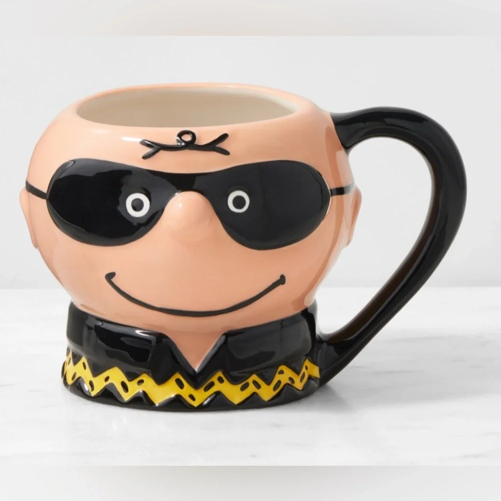NEW 1 each Williams Sonoma PEANUTS Charlie Brown Snoopy Halloween Mug 15 OZ